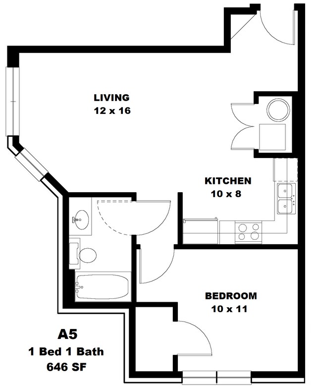 A5 208 floor plan