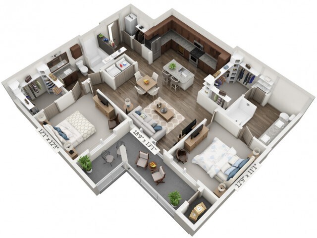 Unit 418 418 floor plan