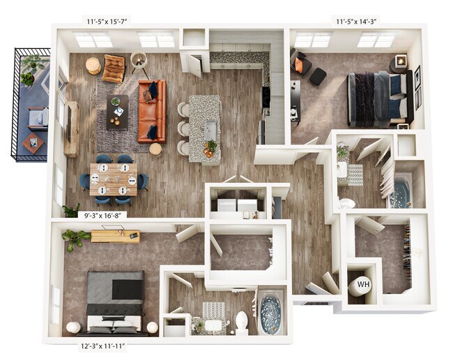 B2.1 2202 floor plan