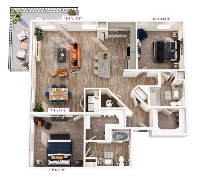 B5 2110 floor plan