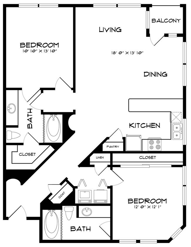 B 1302 floor plan