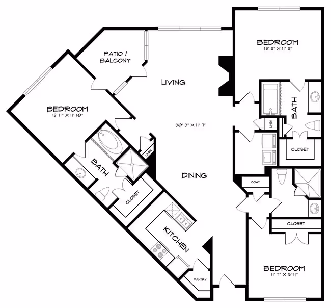 Unit 6331 6431 floor plan