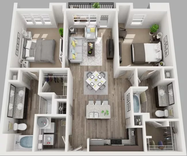 B3 1345 floor plan