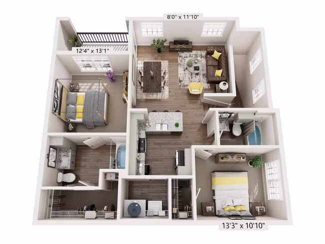 Unit 1204 1204 floor plan