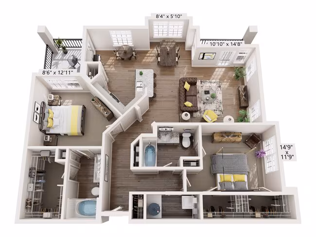 Unit 5312 5312 floor plan