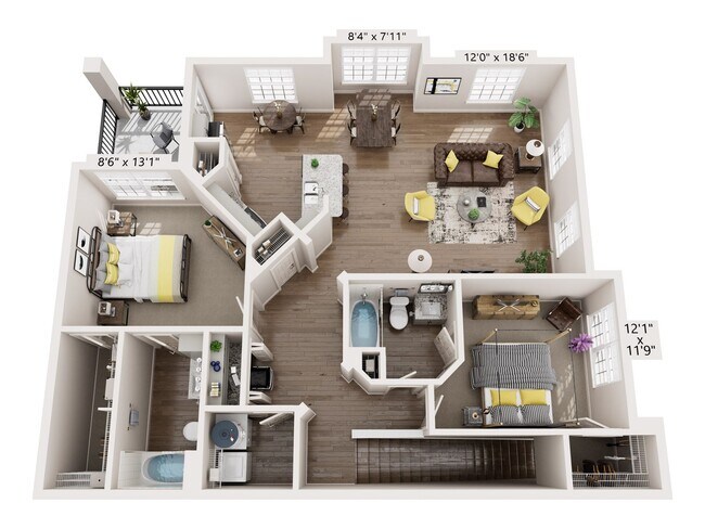 B2-U-Alt2 2205 floor plan
