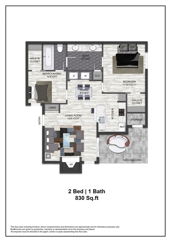 Unit 1307 1307 floor plan