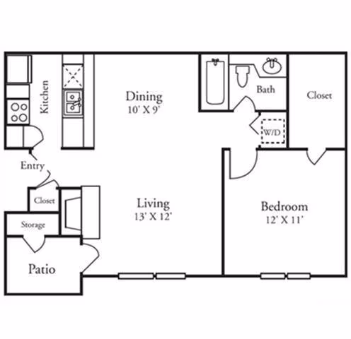 Unit 1806 1318 floor plan