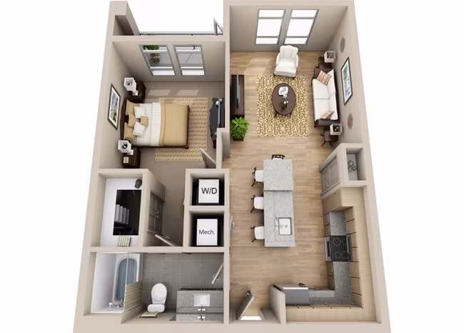 Unit 4105 4105 floor plan