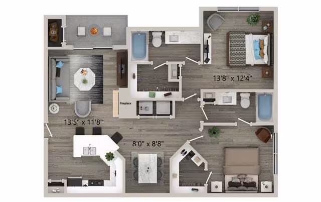 B4 14-14208 floor plan