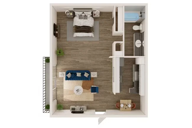 E1 C2110 floor plan