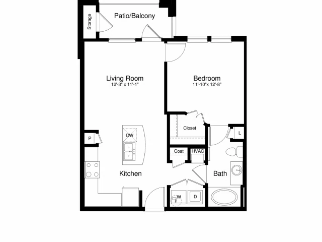 A1 1217 floor plan
