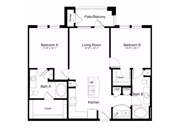 Unit 115 515 floor plan