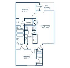 B1 204 floor plan