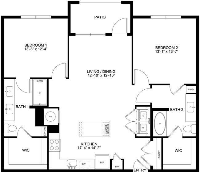 Unit 2304 2304 floor plan