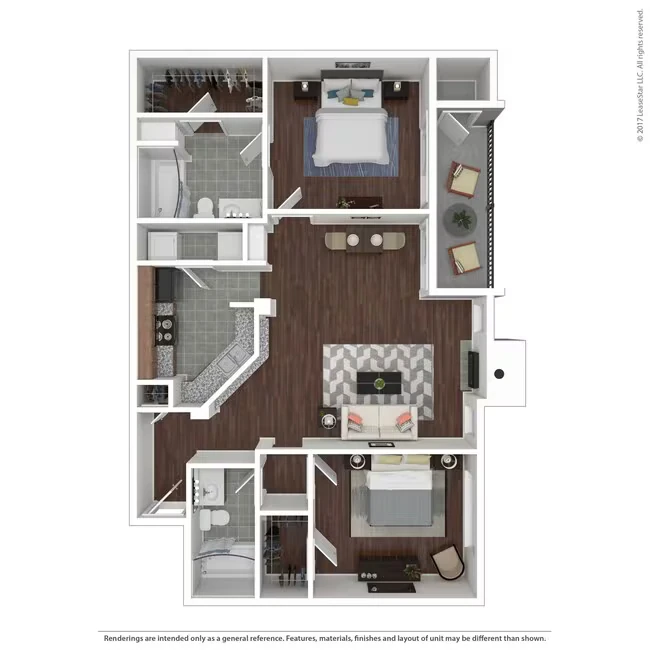 Unit 1017 1017 floor plan