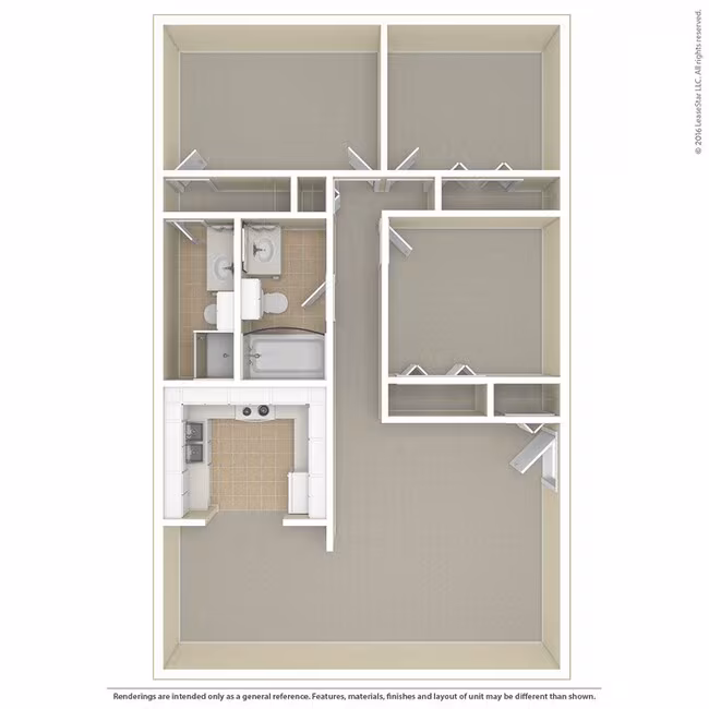 3x2 1 floor plan