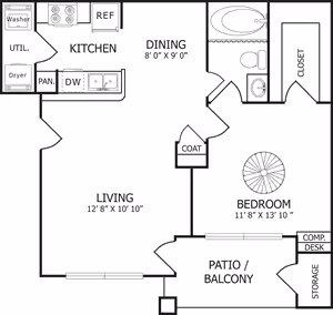 Unit 526 526 floor plan