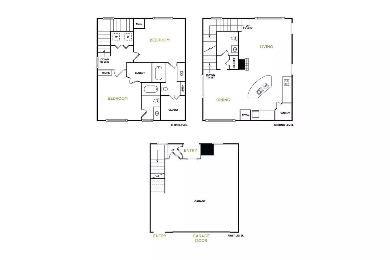 2 Beds • 2 Bath 4724 floor plan