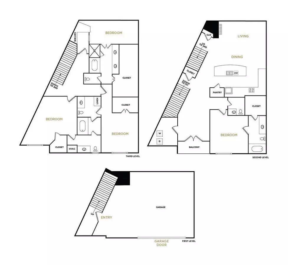 4 Beds • 3 Bath 4769 floor plan