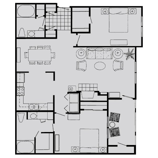 Unit 1325 1406 floor plan