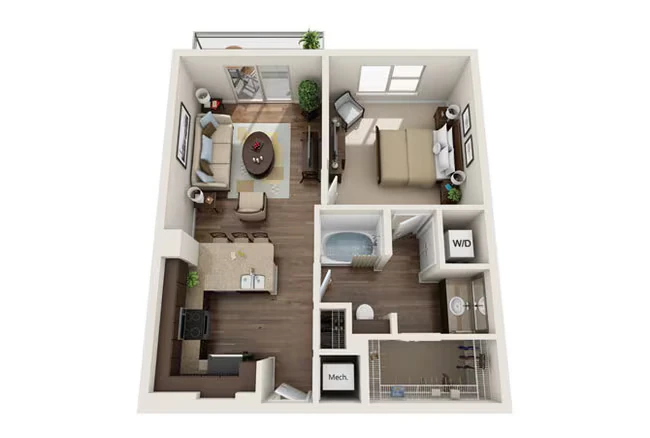 Unit 219 241 floor plan
