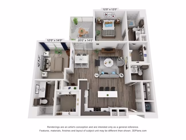 B3 3312 floor plan
