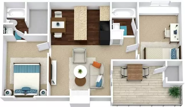 Bluebonnet 352 floor plan