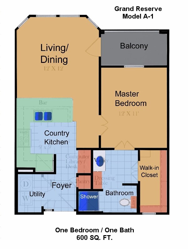 Unit 2129 2327 floor plan