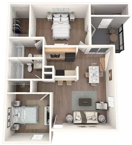 B2 2-1108* floor plan