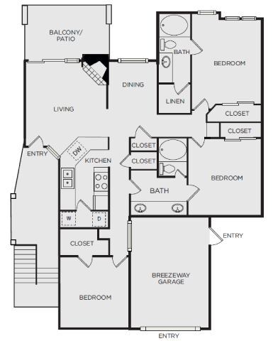 Unit 1304 1304 floor plan