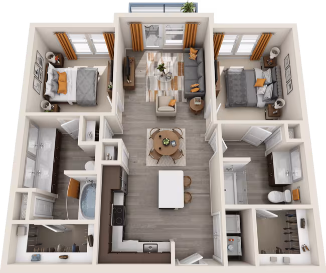 B1H 1196 floor plan