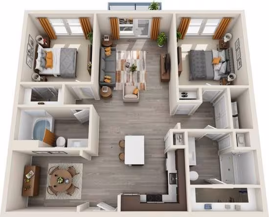 B2 1051 floor plan