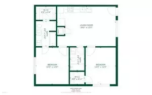 2 bedroom 2 bath 108 floor plan