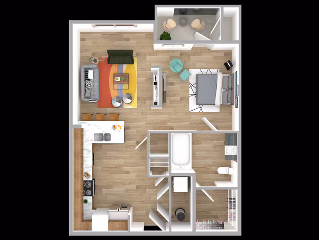 E1 358 floor plan