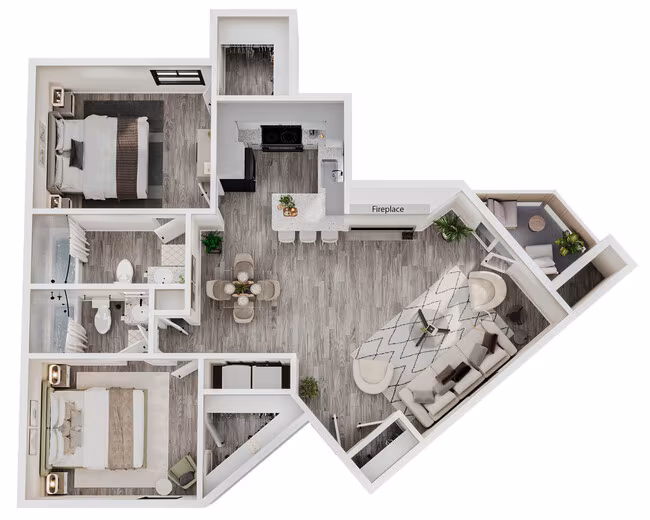 Unit 1804 401 floor plan