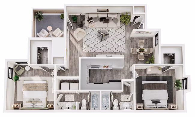 Unit 1602 1602 floor plan
