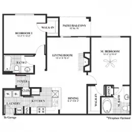 Unit 727 727 floor plan