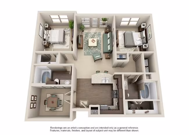 Unit 1135 1359 floor plan