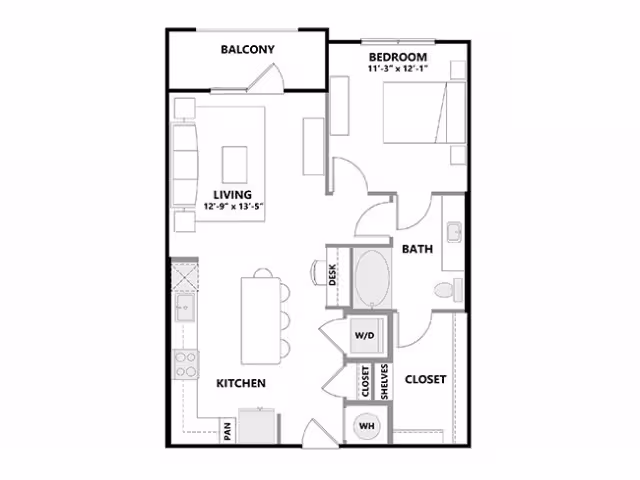 Unit 1-430 1-430 floor plan