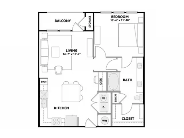 A4b 1-166 floor plan