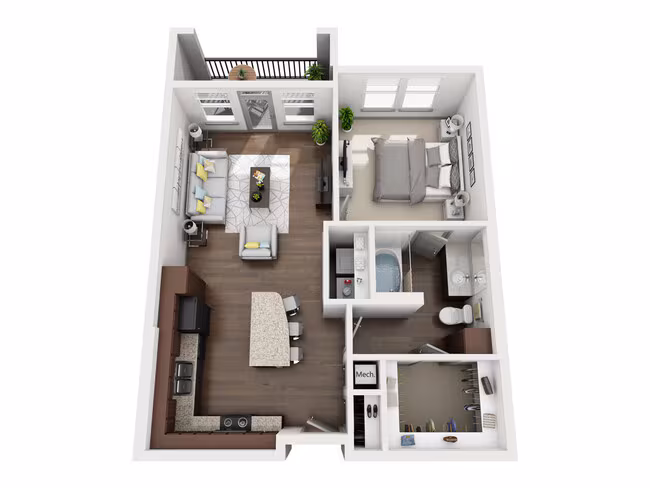 A3B 303 floor plan