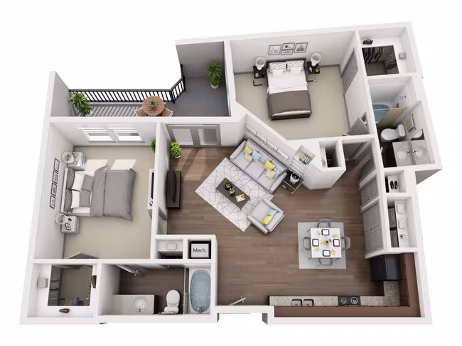 B2C 406 floor plan