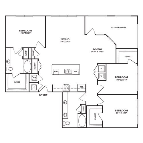Unit 2030 2030 floor plan