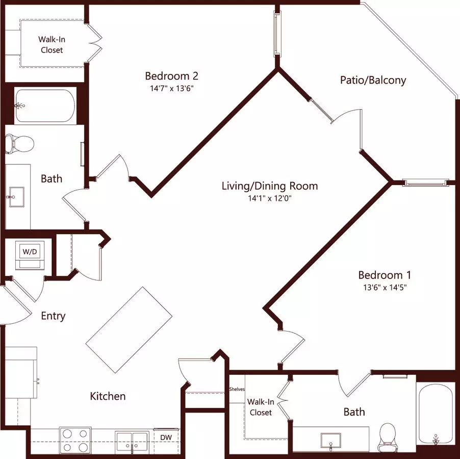 B6 4-4218 floor plan