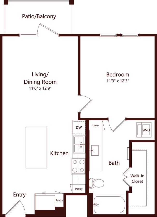 A1 2-2412 floor plan
