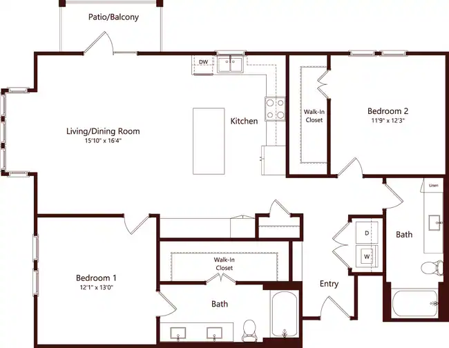 B3 4-4304 floor plan