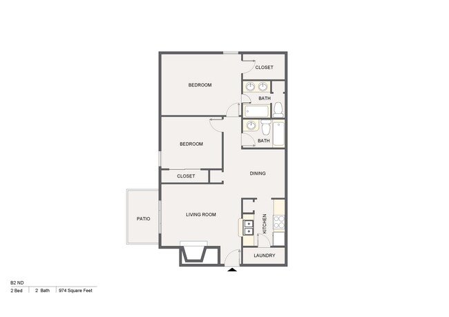 Unit 232ND 261ND floor plan