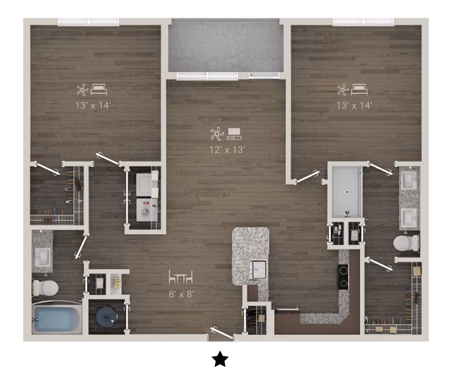 Unit 2304 2403 floor plan