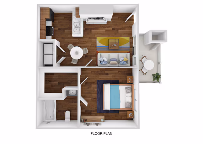 Unit 1-1605 1-3817 floor plan